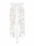 Orchid Veil Lace Belt BLANC