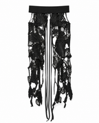 Orchid Veil Lace Belt NOIR