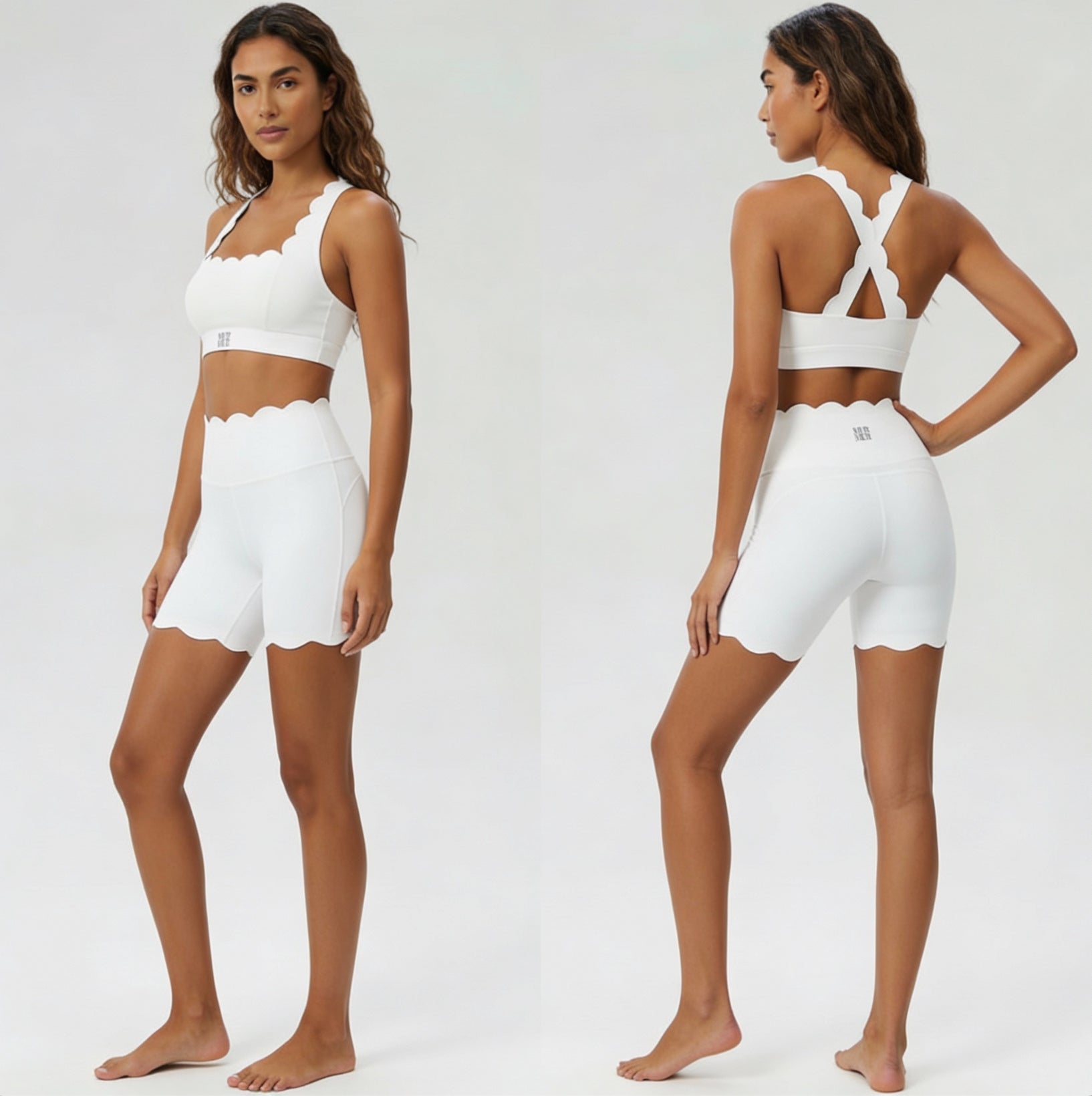 Petal Contour Sculpt Shorts Neige Blanc
