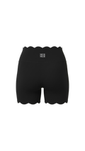 Petal Contour Sculpt Shorts Noir Velours