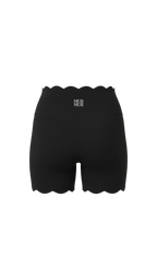 Petal Contour Sculpt Shorts Noir Velours