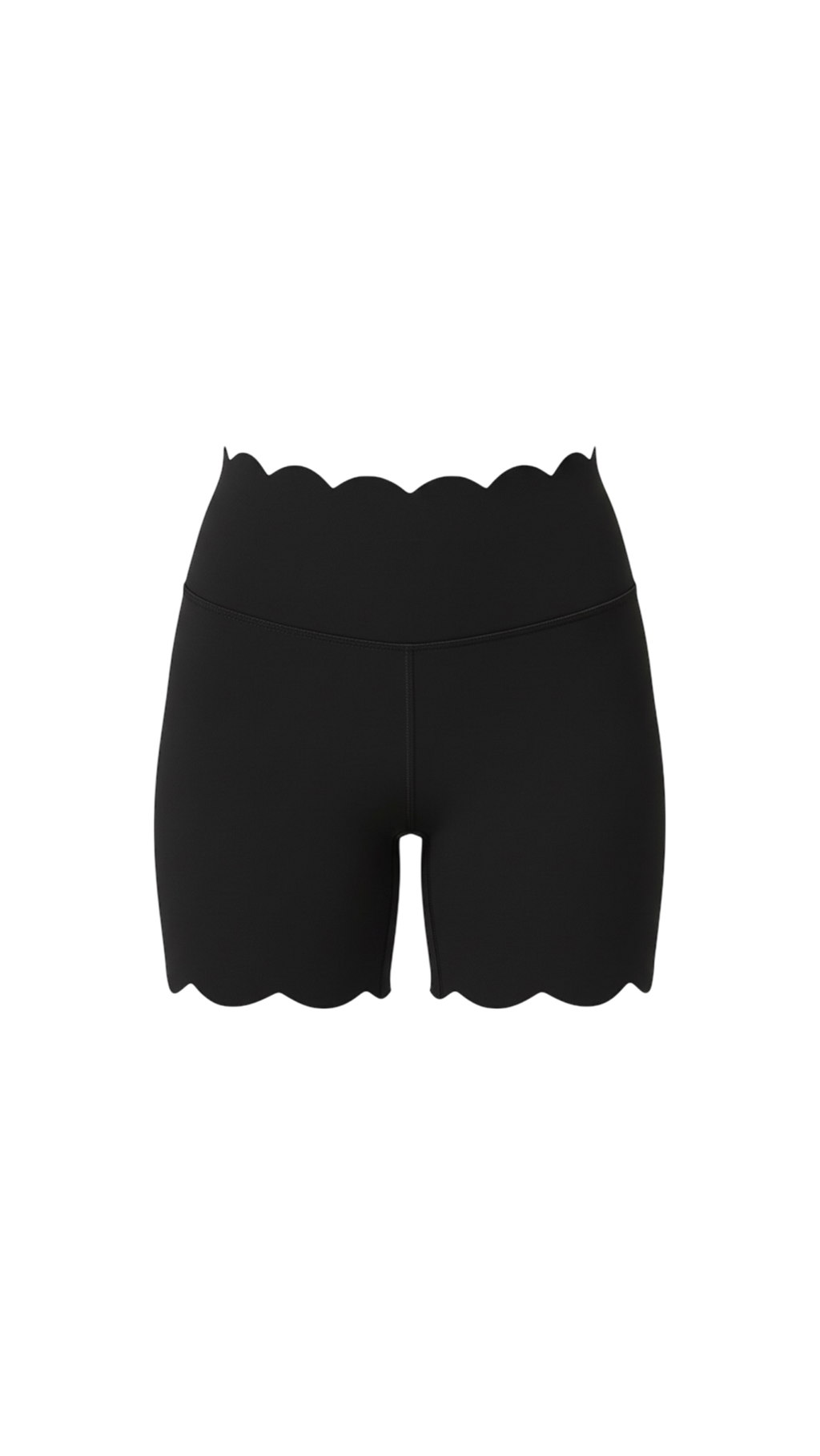 Petal Contour Sculpt Shorts Noir Velours