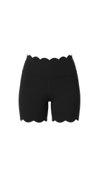 Petal Contour Sculpt Shorts Noir Velours
