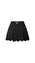 Petal Contour Sculpt Skirt Noir Velours