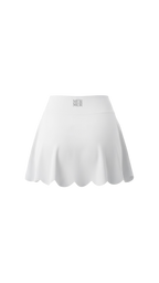 Petal Contour Sculpt Skirt Neige Blanc