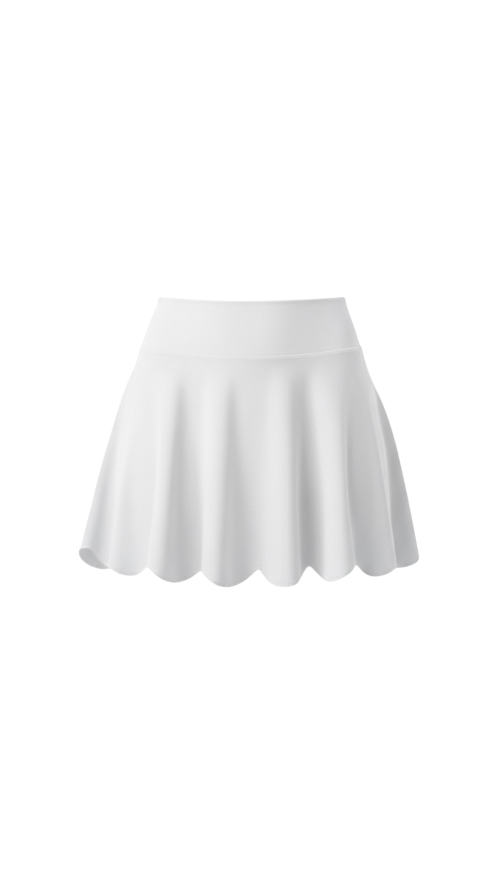 Petal Contour Sculpt Skirt Neige Blanc
