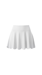 Petal Contour Sculpt Skirt Neige Blanc