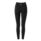 Petal Contour Sculpt ⅞ Leggings Noir Velours