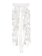Orchid Veil Lace Belt BLANC