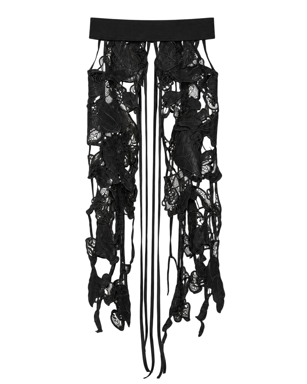 Orchid Veil Lace Belt NOIR