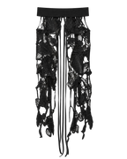 Orchid Veil Lace Belt NOIR